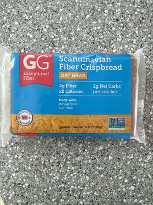 Oat Bran Scandinavian Fiber Crispbread