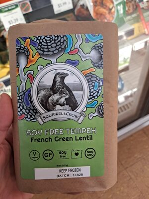 French Green Soy Free Tempeh Lentil, French Green