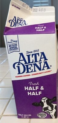 Fresh Half & Half Cream