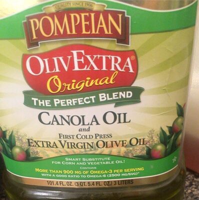 Original Canola Oil And First Cold Press Extra Virgin Olive Oil