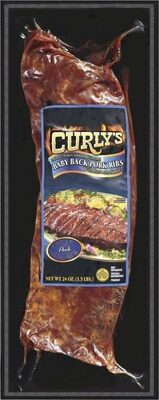 Hickory Smoked & Seasoned With Barbecue Sauce Baby Back Pork Ribs