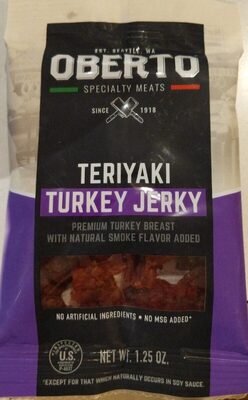 Teriyaki Turkey Jerky, Teriyaki