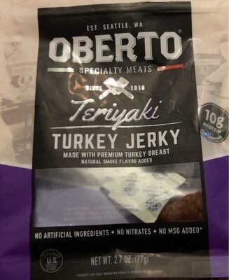 Teriyaki Turkey Jerky, Teriyaki