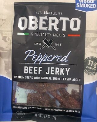 Peppered Beef Jerky, Peppered