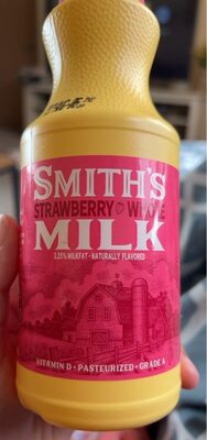Strawberry Flavored Grade A Whole Milk, Strawberry