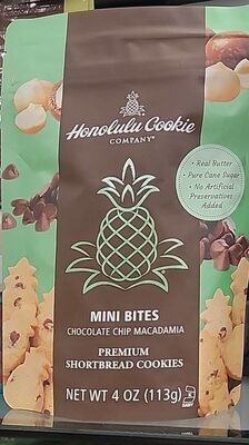 Chocolate Chip Macadamia Mini Bites, Chocolate Chip Macadamia