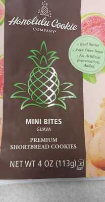 Premium Shortbread Guava Mini Bites Cookies
