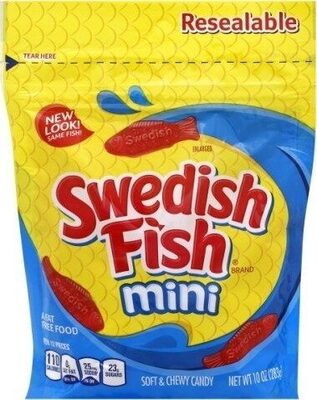 Swedish Fish Soft Candy Berry Fat Free1X10 Oz