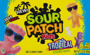 Tropical Soft & Chewy Candy, Passion Fruit, Tropical Twist, Pineapple, Paradise Punch