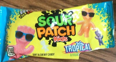 Sour Patch Kids Soft Candy Tropical Fat Free1X2 Oz