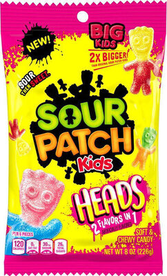 Pink Lemonade Blue Raspberry, Pineapple Redberry, Peach Orange Heads Flavors In 1 Soft & Chewy Candy, Pink Lemonade Blue Raspberry, Pineapple Redberry, Peach Orange