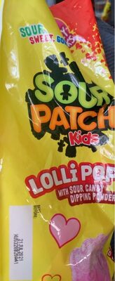 Lollipop With Sour Candy Dipping Powder, Sour