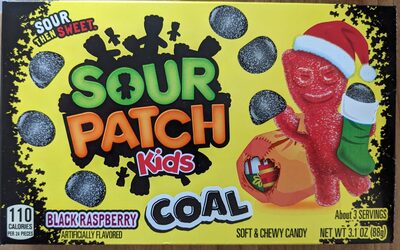 Black Raspberry Coal Soft & Chewy Candy, Black Raspberry