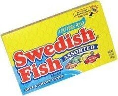 Swedish Fish Assorted Soft Candy Assorted Fat Free12X3.5 Oz