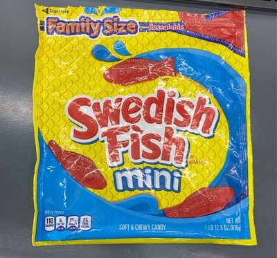 Swedish Fish Soft Candy Berry Fat Free6X1.9 Lb