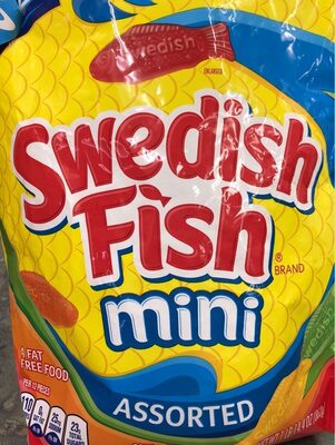 Swedish Fish Assorted Soft Candy Assorted Fat Free16X1.9 Lb