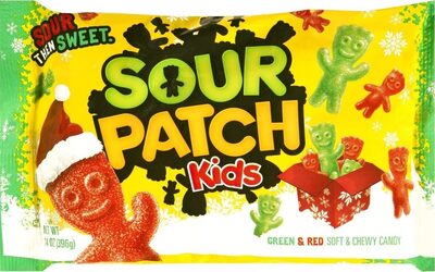 Green & Red Soft & Chewy Candy, Green & Red