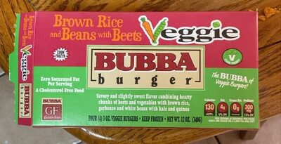 Brown Rice And Beans With Beets Veggie Burgers