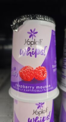 Yoplait Whips! Raspberry Low Fat Yogurt Mousse