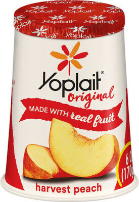 Yoplait Original Harvest Peach Gluten-Free Low-Fat Yogurt Cup