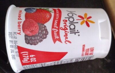 Yoplait Original Mixed Berry Gluten-Free Low-Fat Yogurt Cup