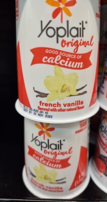 Yoplait Original French Vanilla Gluten-Free Low-Fat Yogurt Cup