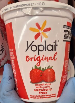 Yoplait Original Strawberry Smooth Style Low Fat Yogurt