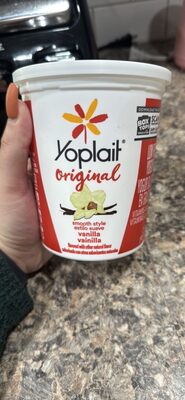Yoplait Original Vanilla Smooth Style Low Fat Yogurt