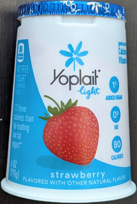 Yoplait Light Strawberry Fat Free Yogurt