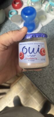 Oui by Yoplait Raspberry Gluten-Free French-Style Whole Milk Yogurt Jar