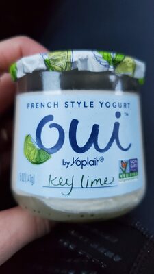 Oui by Yoplait Key Lime Gluten-Free French-Style Whole Milk Yogurt Jar