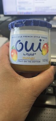 Oui by Yoplait Mango Gluten-Free French-Style Whole Milk Yogurt Jar