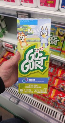 Go-Gurt Berry Low Fat Yogurt Tubes 8 Count