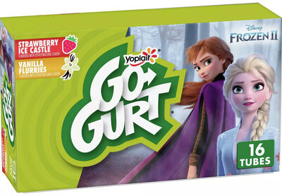 Go-Gurt Disney's Frozen Gluten Free Strawberry and Vanilla Yogurt Tubes 16 Count