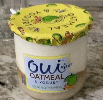 Apple Cinnamon Oatmeal & Yogurt, Apple; Cinnamon