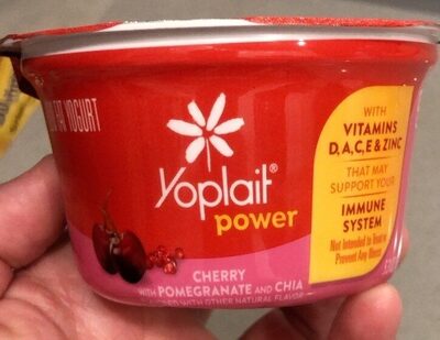 Power Cherry With Pomegranate And Chia Low Fat Yogurt, Cherry