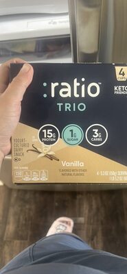 :ratio Trio Vanilla Dairy Snack 4 Count