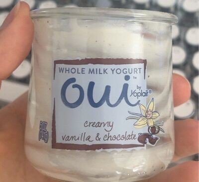 Oui by Yoplait Creamy Vanilla and Chocolate Whole Milk Yogurt