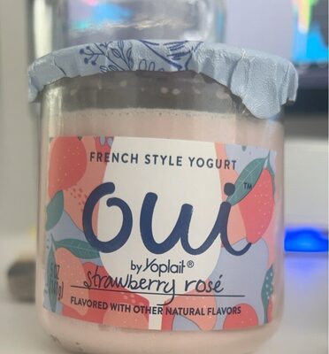 Strawberry Ros French Style Yogurt, Strawberry Ros