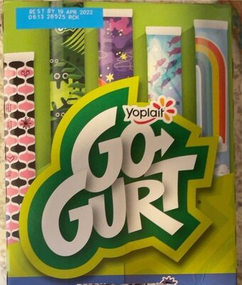 Go-Gurt Berry and Strawberry Low Fat Yogurt 20 Count