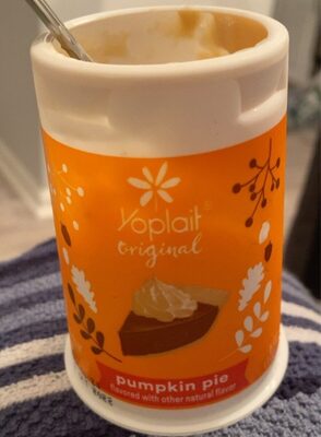 Original Pumpkin Pie Low Fat Yogurt, Pumpkin Pie