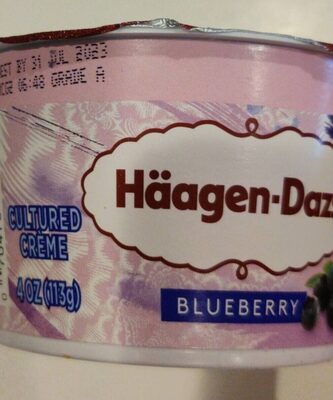 Haagen-Dazs Blueberries & Cream Cultured Crme