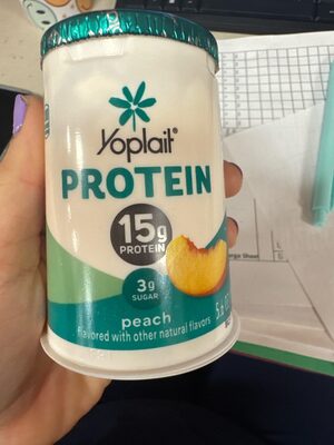 Yoplait Protein Peach Yogurt