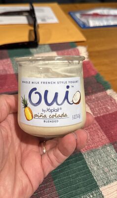 Oui By Yoplait Pina Colada French Style Yogurt