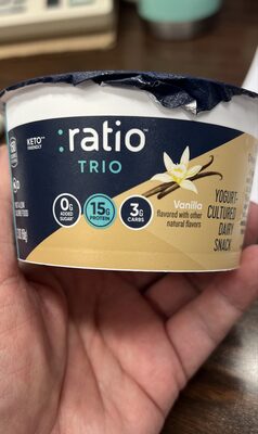 :ratio Trio Vanilla Dairy Snack