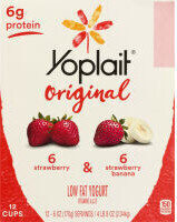 Yoplait Original Yogurt Variety Pack 12 Count