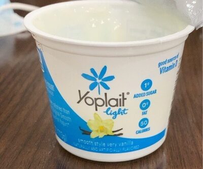 Yoplait Light Very Vanilla Fat Free Yogurt