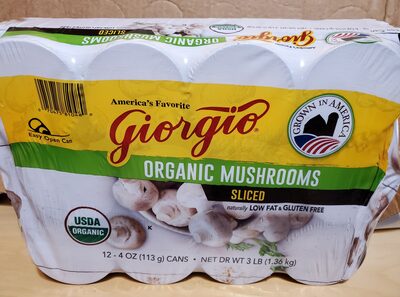 Organic Sliced Mushrooms