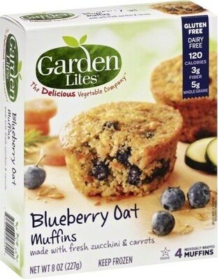 Oat Muffins, Blueberry