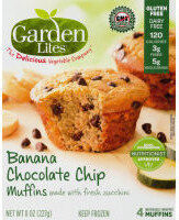 Muffins, Banana, Chocolate Chip
